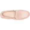 imageHush Puppies Womens AIDI Mocc Slipon Driving Style LoaferPale Peach Metallic Print Leather