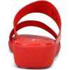 imageHush Puppies Womens Brite Jells Slide Wedge SandalFiesta Red