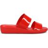 imageHush Puppies Womens Brite Jells Slide Wedge SandalFiesta Red