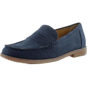 imageHush Puppies Mens Wren Loafer OxfordNavy Blue Suede