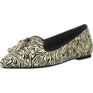 imageHush Puppies Womens Sadie Tassel Slipon Loafer FlatZerbra Calf Hair